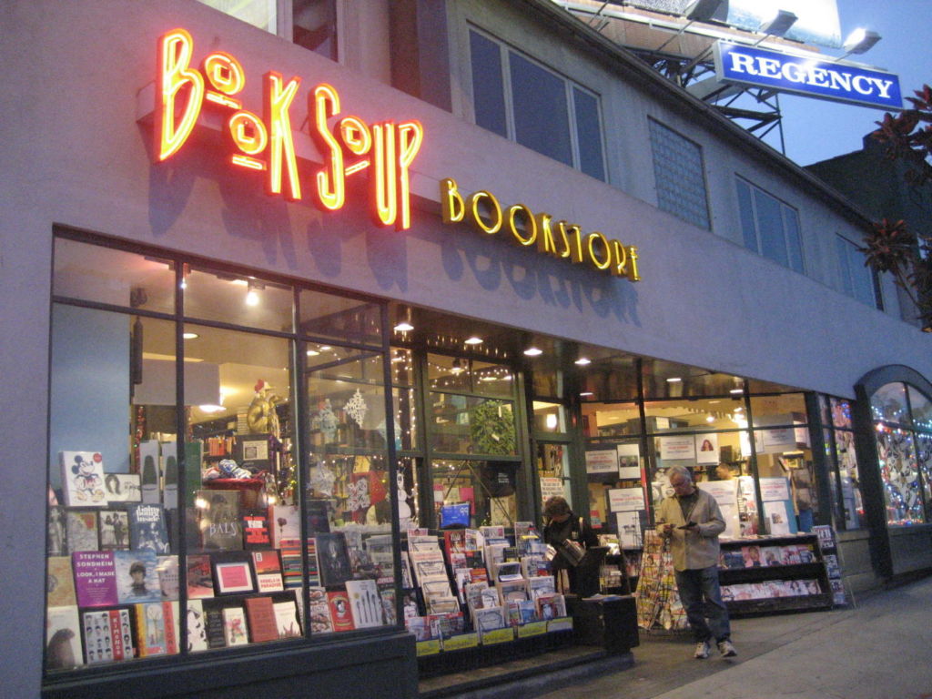 Exterior of Book Soup in West Hollywood